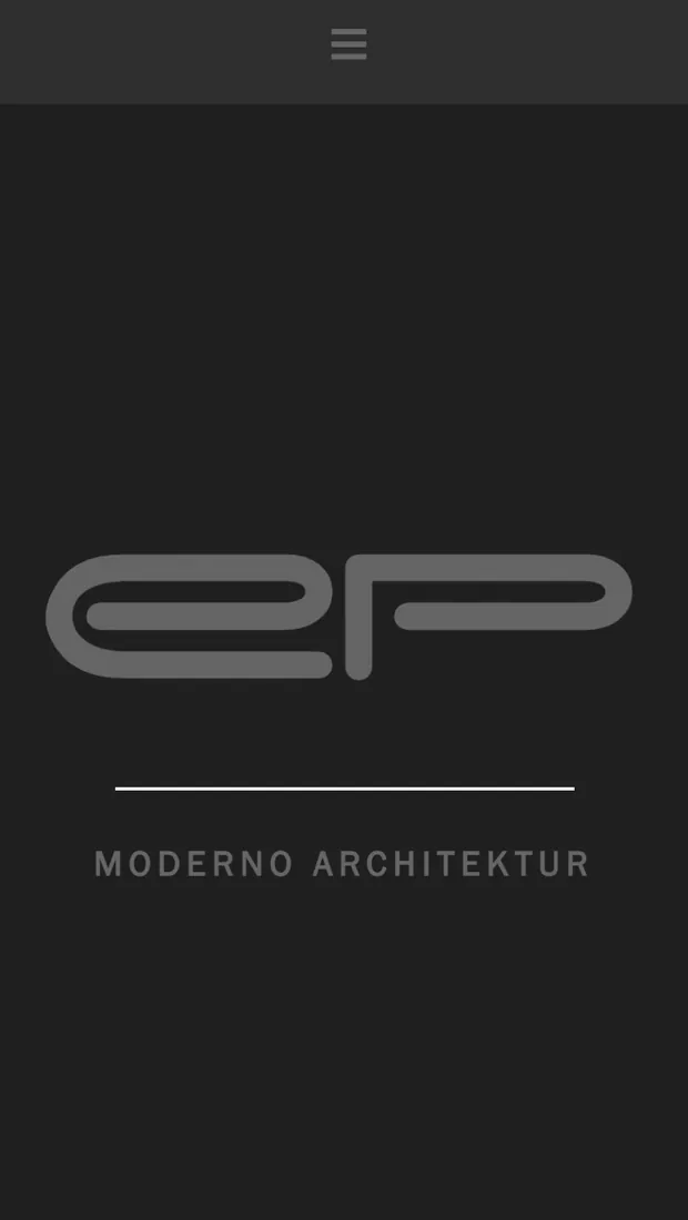 Website der EP Moderno GmbH auf dem Handy